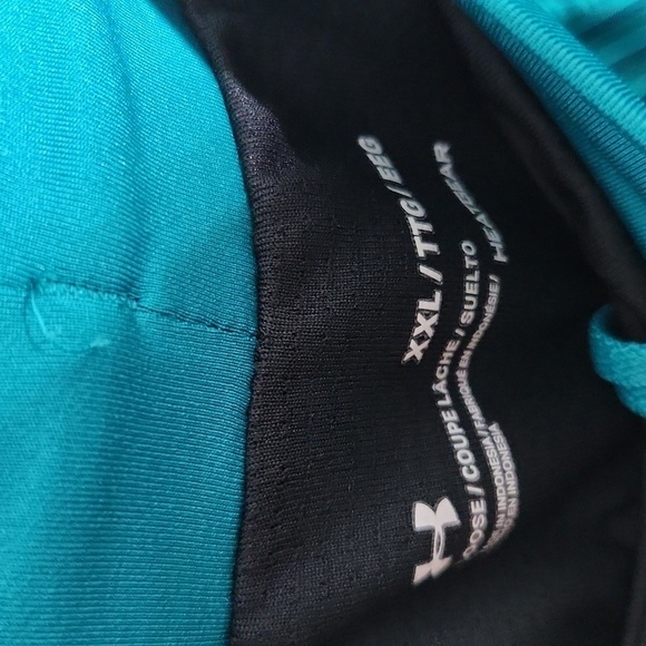 Under Armor Shorts Womens Size XXL Athletic Running Loose Mesh Undies Artsy Abst - Picture 2 of 9